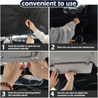 Car Windshield Sun Shade,Foldable Car Shade Umbrella for Blocking Sunlight & Insulating Heat,Portable Windshield Cover Sun Shades Cars Interior Accessories for Cars SUVs