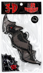kreepsville 666 3D Hanging Horror Car Air Freshener Spooky Scent (Flying Bat)
