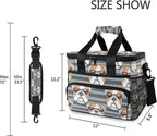 Cooler Bag Insulated Picnic Bag Large Lunch Box Reusable Tote Bag Soft Sided Portable Beach Cooler Grocery Camping