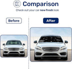 GENANY Movie Windshield Sun Shade for Car SUV Truck (55x30 Inches), Front Window Visor for Windows, Protector Blocks UV