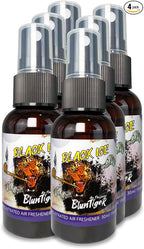 High Concentrated Strong Oil Based Air Freshener 30ml/1oz Car, Room, Home and Bathroom Deodorizer & Odor Eliminator Spray (Inspired by Black Ice, 6Pack)