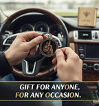 Wood Car Air Freshener — Handmade Car Air Freshener — Boxing Gloves Designed Fragrance Oil Diffuser in Wooden Gift Box
