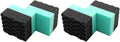Chemical Guys Wonder Wave Durafoam Tire Shine Applicator Pads - Foam Pads for Applying Tire Dressings, Protectants, Wax, Polish and Car Detailer Products for Trucks and SUVs -, 2 Count (Pack of 4)