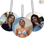 Custom Air Freshener for Car - Personalized car Air Freshener, Double Sided Print Photo/Logo With Scents Freshener, Smell Fresheners With Picture for Wardrobe, Bathroom, Car Hanging Deco