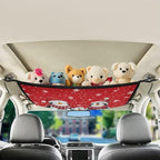 Christmas Penguin Car Roof Storage Bag Hanging Car Storage Bag Multi-Purpose Car Bag Storage Box Organizer Pouch Pocket One-Size-Fits Car Travel Accessories