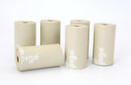 Compostable Disposable Diaper Bags Refills | 6 Rolls, 72 Leak-Proof, XL Biodegradable Baby Poop Bags | Eco-Friendly Diaper Trash Bags for Home, Travel, Pet Waste | Odor-Free,