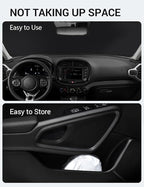 Proadsy 2026 Upgrade Windshield Sun Shade Custom Fit Kia Soul 2020-2025 2026 4-Layer Foldable Front Sunshade Protector Sun Visor Blocks UV Rays Keep Car Cooler