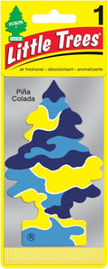LITTLE TREES Car Air Freshener | Hanging Paper Tree for Home or Car | Pina Colada Scent | Pack of 6