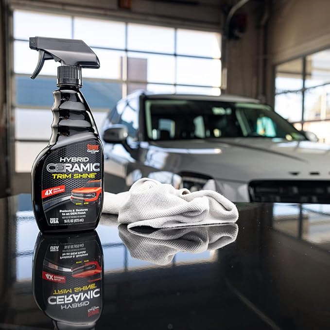 Stoner Car Care 92333-2PK Hybrid Ceramic Trim Shine – Restores Faded Plastic & Vinyl to OEM Finish, Long Lasting Water-Based UV Protection for Interior & Exterior Trim – 16 fl oz (Pack of 2)