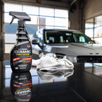 Stoner Car Care 92333 Hybrid Ceramic Trim Shine – Restores Faded Plastic and Vinyl to OEM Finish, Long Lasting Water-Based UV Protection for Interior & Exterior Trim – 16 fl oz