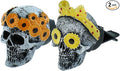 Skull Car Air Vent Air Freshener Sunflower Daisy Decorative Dashboard Cute Cool Funny Car Truck Interior Accessories 2 pcs