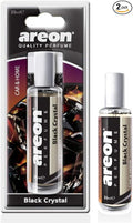 Areon CAR Perfume 35 ml I Car & Home Air Freshener Spray I I Black Crystal Scent I (Pack of 2)