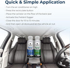 PreVent Car Fogger Deodorizing Air Refresher by Smart Common Sense, Long-Lasting Odor Control Spray for Vehicles, Lemongrass Fragrance, 3 fl. Oz