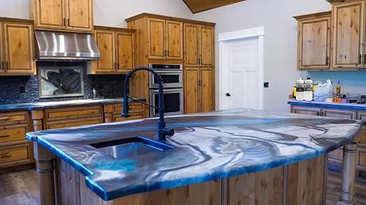 Stone Coat Countertops Ultimate Top Coat Epoxy - DIY Epoxy Resin Kit with Extra Scratch Resistance and UV Resistance for Protecting Your Surface! (Natural Matte Finish)