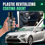RJDJ Plastic Restorer for Cars, Trim & Exterior – Plastic Revitalizing Coating Agent, Restores Faded Plastic, UV Protection, Car Shine Refurbishing Solution (30ml-4pcs)