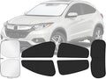 Car Window Shades for Honda HR-V 2016-2022 Accessories - Full Set 6PCS Side Window Sunshades with Memory Frame & Blackout Fabric, Privacy UV Shield for Camping/Travel