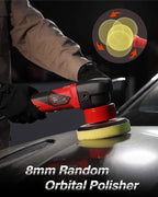 AVID POWER Buffer Polisher, 5-inch/6-inch Dual Action/DA Polisher for Car Detailing, Random Orbital Car Buffer Polisher Waxer Kit with 6 Variable Speed, 4Pcs 5-inch & 6-inch Polishing Pads