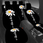 5 Pcs Premium Flower Car Seat Cover, Breathable & Washable Car Seat Covers Full Sets, Fashionable Printed Seat Covers for Cars Interior, Universal Fit for Most Cars, Sedan, Truck, SUV