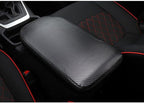 INTGET Center Console Armrest Cover for Toyota RAV4/RAV-4 Accessories 2025 2024 2023 2022 2021 2020 2019 Leather Middle Console Arm Rest Lid Cover Elbow Pad Protector(Carbon Fiber Texture)