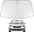 Proadsy 2026 Upgrade Windshield Sun Shade Custom Fit 2014-2018 Kia Forte Foldable Front Sunshade Protector Sun Visor Blocks UV Rays Keep Car Cooler