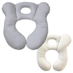Baby Travel Pillow, Infant Kid's Cushion Soft and Skin Friendly for Car Seat, Pushchair and Stroller (Grey)