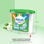 NATRUTH Moisture Absorber boxes, Jasmine 800ml(6 PACKS)*12.5OZ Closet Dehumidifier, Eradicate Odor Moisture Absorbers Bucket, Humidity Absorber,Dehumidifier for Closet,Bathrooms, Kitchen & Boats