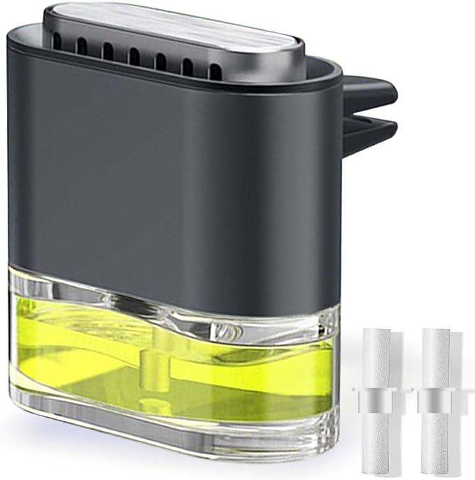 Car air freshener, Long-Lasting Fragrance with Essential Oils, Equipped with 2 Fragrance Sticks, car Vent Clip, Essential Oil Aromatherapy Diffuser Suitable for Men and Women, Cologne