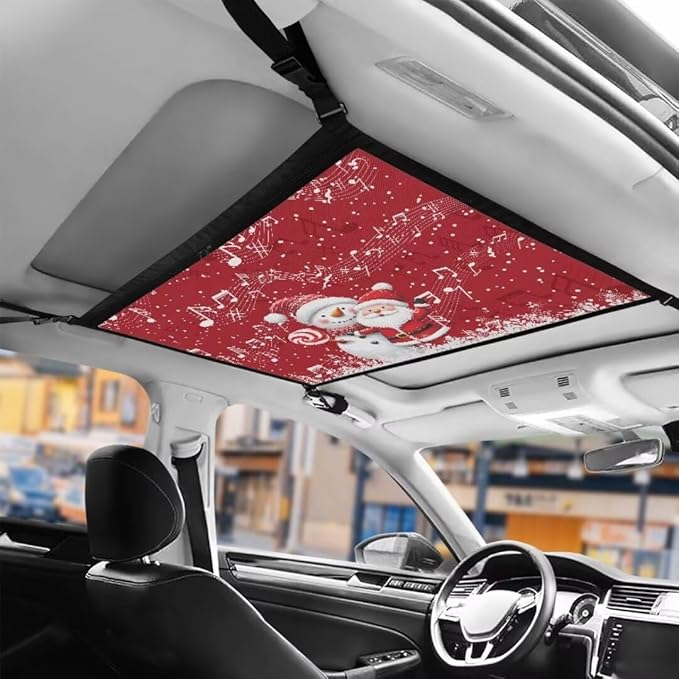 Auto Seat Storage Hanging Bag Santa Claus Snowman Multi-Purpose Seat Organizer for Vehicle Passenger Seat Organization and Storage One Size