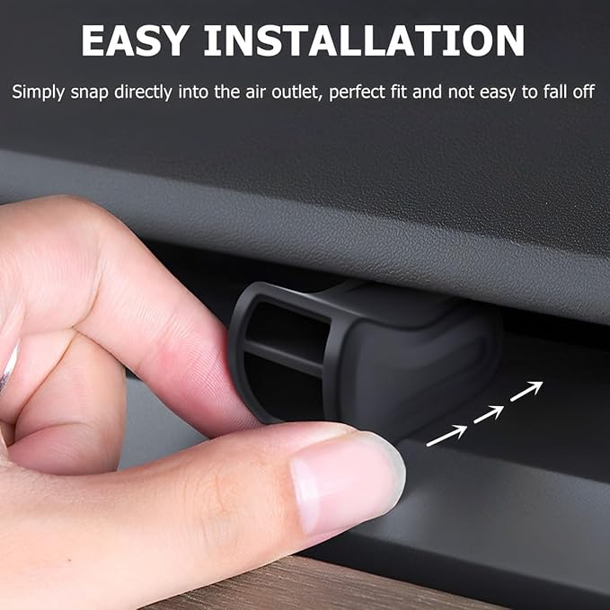 2Pcs Air Freshener Adapter Designed for Model 3/Y Air Vent Accessories Compatible with 2017-2024 Model 3 and 2020-2024 Model Y (Air Freshener not Included)