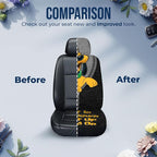 GENANY Cute Cartoon Dog Car Seat Covers Set of 2, Breathable Front Seat Covers for Truck Sedan SUV, Cartoon Car Accessories, Dog Gift for Women Men