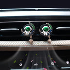 Astronaut Air Vent Clips Car Air Fresheners 2pcs Spaceman Moon Stars Car Decor Anime Car Accessories for Teens Bling Green Car Vent Clips Refillable Car Diffuser