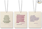Cute Car Air Freshener,Religious Gifts for Women,Bible Verse Air Freshener Hanging 3 Pcs for Cars Closet Drawer Books Bathroom Backpack,God Car Accessories Mirror Decor for Women