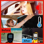 Jeep Windshield Sun Shade | fits Wrangler, Rubicon, Sahara, Gladiator, Sport S, Willys 41, High Altitude - Certified 99% UVA & UVB Lab Tested Interior Protection. Car Window Shades by Kinder Fluff