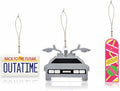 Back to the Future Outatime Air Freshener | Back to the Future Collectibles Gift Ideas | Back to the Future Hoverboard | DeLorean DMC-12 Car Air Freshner | 3/Set | Officially Licensed