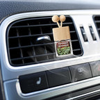 Car Air Freshener |Patchouli Rosewood Scented Car Fresheners for Women & Men | Long Lasting Fragrance Car Scents | Air Diffuser with Car Vent Clip (2 Pack Car Scent), Clear