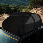 Roof Rack Luggage Bag, Car Rooftop Cargo Carrier Roof Bag Waterproof Vehicle Soft-Shell Roof Luggage, with Lacing Strap, Safety Hook (105 * 90 * 45cm)