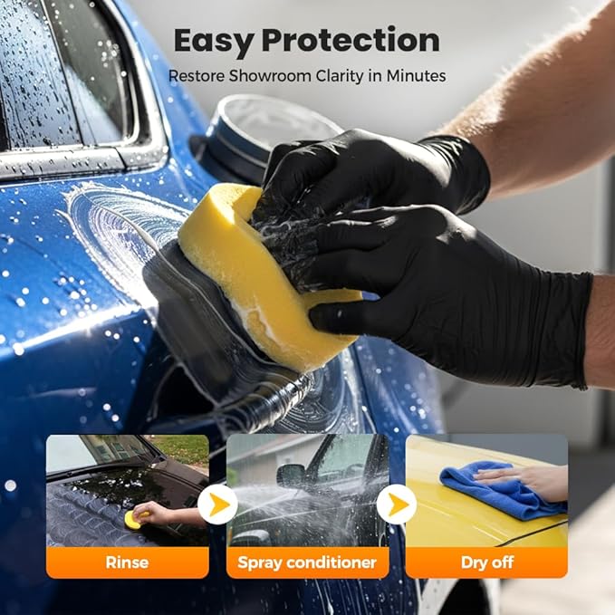 Titanium Ceramic Wax Cream, 2026 Upgrade Ceramic Wax, Auto Car Coating Polishing Waxes, Auto Car Scratch Repair Paste, Vehicle Paint Care with Sponge, Lasting, Easy Application (3, L)