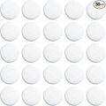 50Pcs Car Air Freshener Refill Felt Pads, 17.5MM/0.7inch Unscented White Air Freshener Replacement Pads Oil Perfumes Refill Tablets for Car Air Freshener Vent Clips Car Diffusers