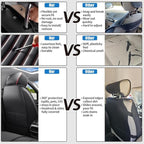 Front Seat Covers Fit for Toyota Matrix 2003-2014, Car Seat Covers Front Seats, Breathable Faux Leather Automotive Seat Covers Front Pair Anti-Slip Seat Cover(Black&Red, Front)