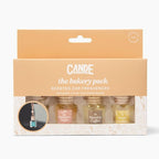 CE Craft Hanging Car Air Freshener – Fragrance Oil Diffuser with Essential Oils – Long-Lasting Aromatherapy Scents for Automobiles – 4 Pack, Bakery