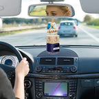 Car Air Freshener | Square Hanging Car Scent with Vent Clip Bottle | Long Lasting Fragrance | Essential Oil Diffuser | Odor Eliminator Deodorizer (Square-New Car)