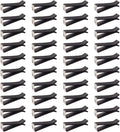 Dianrui 60 PCS Black Square Head Car Vent Clips,9mm Auto Air Conditioner Outlet Clips with 1 Storage Box, Air Freshener Vent Clips for Car Office Home