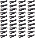 Dianrui 60 PCS Black Square Head Car Vent Clips,9mm Auto Air Conditioner Outlet Clips with 1 Storage Box, Air Freshener Vent Clips for Car Office Home