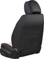 FLORICH Automotive Seat Covers for Cars Front Seats, Leather Car Seat Covers Waterproof Pink & Black Seat Covers 2 Pack, Universal Seat Protector for Most Cars Trucks SUV