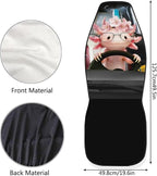 Axolotl Car Seat Covers Front Seats 2 Pack Cute Car Seat Cover Protector Front Seats Easy Installation Removable Automotive Accessories Interior Covers for Sedan SUV