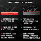Dr. Beasley's Matte Wheel Cleanser 1 Gallon - Restores Matte, Satin Powder Coated Finish to Original Look, Removes Brake Dust, Road Grime, No Fillers or Residue, Safe pH Balanced