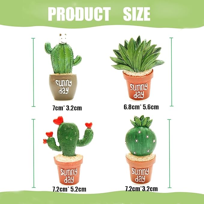 Cactus Car Air Freshener - Vent Clip Interior Accessory, Scent Freshener Perfume Aromatherapy Clip for Women