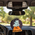 Fresh Fresheners Cute Funny and Aesthetic Car Air Fresheners 4-pack Scented With Premium Oils (Elon Musk)