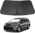 Windshield Sun Shade Compatible with 2021 2022 2023 2024 2025 2026 Toyota Sienna Mini Van Accessories Sunshade Shield Keep Car Interior Cool