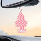 LITTLE TREES Car Air Freshener | Hanging Paper Tree for Home or Car | Bubble Gum